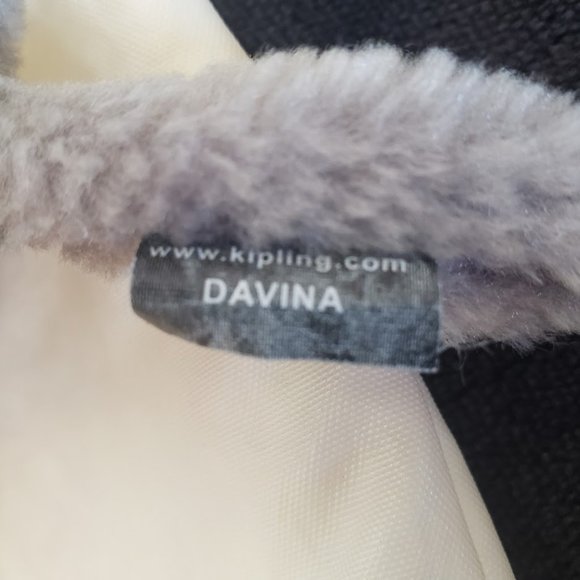 Kipling Womens Bag Davina White Gray Wide Strap Adjustable Nylon 12.5 x 10 - Picture 7 of 13